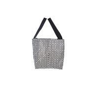 side view of Beach Bag Mamiko Black
    		