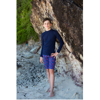 Long Sleeve Kids Classic Navy Rashie 
    		