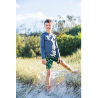 Long Sleeve Kids Grey Rashie
    		
