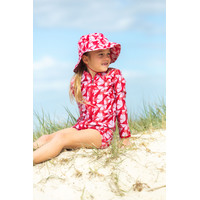 Girls Butterfly Long Sleeve Rashie (Sizes 5,6,7,10,12)
    		