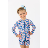 Girls Jasmine Long Sleeve Rashie (Sizes 3-8)
    		