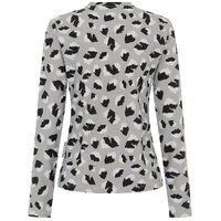 Ladies Long Sleeve Leopard Rashie
    		