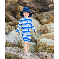 Sea Stripe UV Suit 
    		