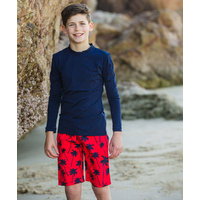 Red Palm Boardshorts (NO SIZE 10,14)
    		