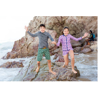 Girls Pom Pom Swim Trunks (SIZE 4 ONLY)
    		