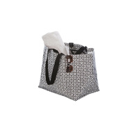 side view of Beach Bag Mamiko Black
    		