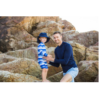 Sea Stripe UV Suit 
    		