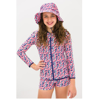 Girls Pom Pom Swim Trunks (SIZE 4 ONLY)
    		