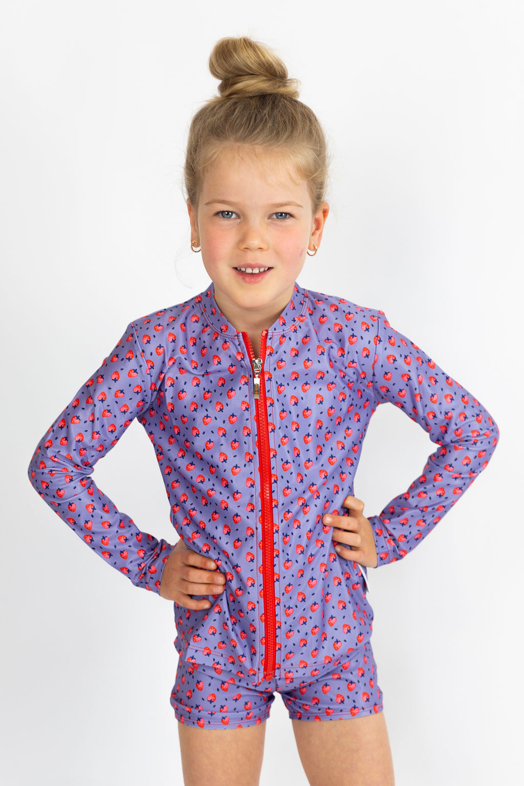 Strawberry Delight Rashie | Girls Rashie | Free Shipping Over $75