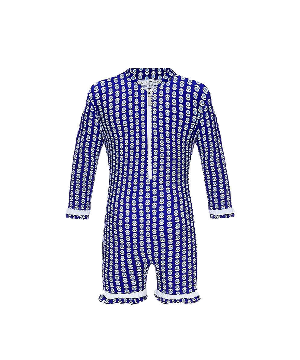 Mieke Blue UV Suit | Girls UV Suit | Swimwear Sale