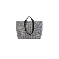 front view of Beach Bag Mamiko Black  