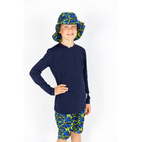 Boys Abstract Boardies and Hat Bundle 