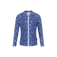 Girls Blueberry Long Sleeve Rashie (SIZES 1,2,3,4,6) 