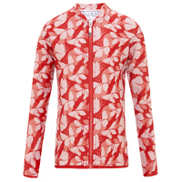 Girls Butterfly Long Sleeve Rashie (Sizes 5,6,7,10,12) 