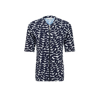 Ladies Short Sleeve Blue Acacia Rashie  
