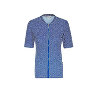 Ladies Dot Blue Rashie SS SIZE 6 ONLY 