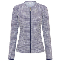 Ladies Long Sleeve Mamiko Navy Rashie  