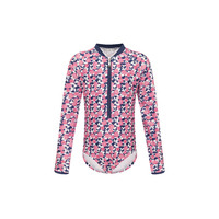 Girls Pom Pom Long Sleeve Bathers (SIZES 4,12) 