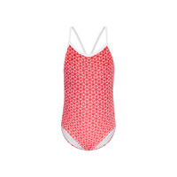 Girls Pinwheel Red Bathers (SIZES 3,4,5,6,7,14) 