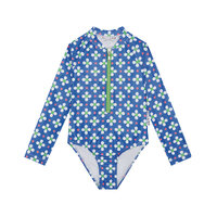 Girls Clover Long Sleeve Bathers 