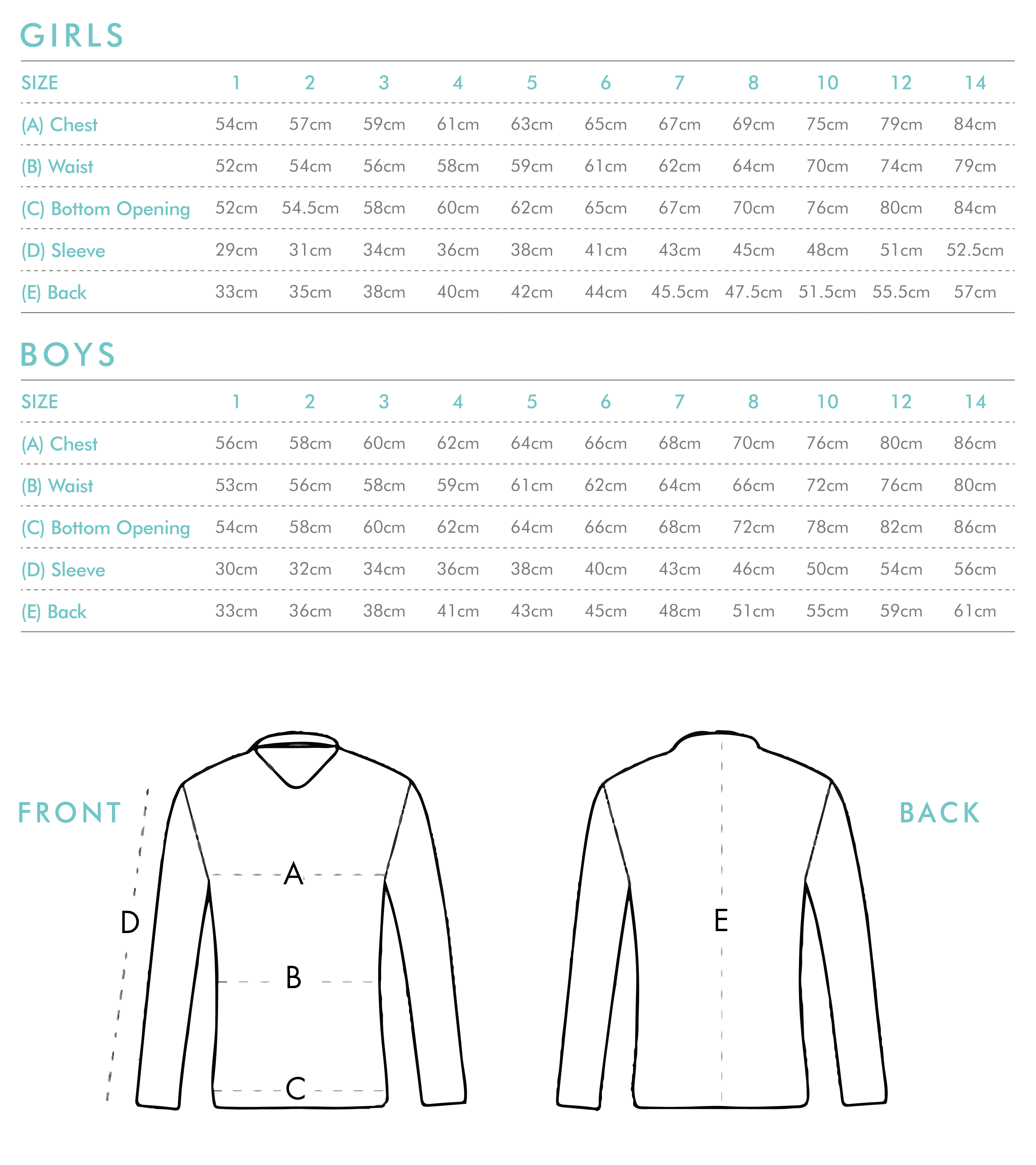 babes in the shade sizing and care